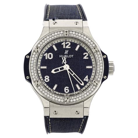 hublot big bang jeans steel diamonds|Hublot big bang price list.